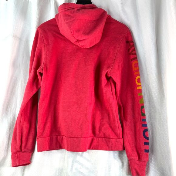 Aviator Nation Red Hoodie with Multicolor Logo - Picture 3 of 3